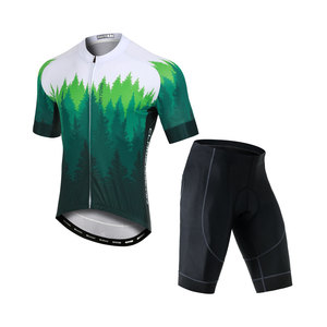 All Over Printed Summer <b>Cycling</b> Suit Unisex Sweat Proof Full Zip Jersey Shock Absorb <b>Pad</b> <b>Shorts</b> Race & City Commute Set - Product Image 1
