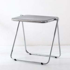 Modern Transparent Acrylic Folding Chair, Clear Acrylic Chair for Home, Dining, Photo Shoot, Cafe, Event, Party - Product Image 6