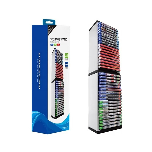 Comprehensive PS5 Disc Rack Double-layer Storage Box Games cd Discs Holder for Ps5/xboxSeriesX