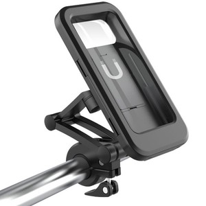 Factory wholesales Universal Phone Holder Waterproof ABS/PC <b>Stand</b> for Motorcycle and Bicycle 360 Degree Swivel with Attachment - Product Image 1
