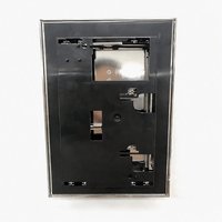 Penjualan Panas Tombol Tekan Toilet Sistem Siram Tersembunyi Desain Baru ABS Hitam Matte untuk Penggunaan Tangki Toilet