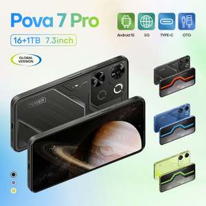 Teléfono Celular <span class=keywords><strong>Pova</strong></span> 7 Pro <span class=keywords><strong>Tecno</strong></span> de 7.3 Pulgadas, 16 GB + 1 TB, Desbloqueado, Doble SIM, para Google Play, CPU Deca Core, Cámara Trasera de 108 MP, HD, 8000 mAh, LTE, CDMA - Product Image 2