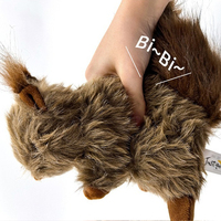 Nouvelle Simulation transfrontalière Simulation d'écureuil Animal de compagnie Animal sauvage poupée chien compagnon poupée parlante