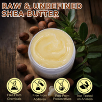 Crème de Karité Brute Non Raffinée Marque Blanche OEM Vente en Gros Beurre de Karité Biologique Pur pour Produits Hydratants Visage et Cheveux