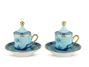 Charmante vaisselle en céramique en <span class=keywords><strong>porcelaine</strong></span> bleue et rose tasse soucoupe et couvercle ensembles décor à la maison pour ensemble <span class=keywords><strong>de</strong></span> <span class=keywords><strong>table</strong></span> pour chaque repas - Product Image 2