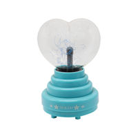 Vente en gros de boule de plasma de 3 pouces-Mini boule de plasma claire alimentée par batterie lumière intérieure tactile boule de plasma
