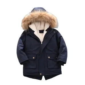 Wholesale custom 2023 Winter warm Children Clothing Boys Coat boys girls jacket for kids ski biker jackets