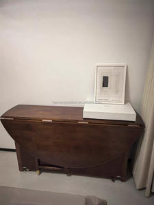 Mesa de Comedor Cuadrada de Madera Maciza para el Hogar, Muebles de Madera para Cocina, Comedor Interior y Restaurante, Oferta Directa - Product Image 1