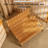 Tapis d'été pour chat, lit pour animaux de compagnie, canapé inclinable, chaise de plage avec dossier, tapis anti-griffures et anti-morsures, petit tapis pour chien
