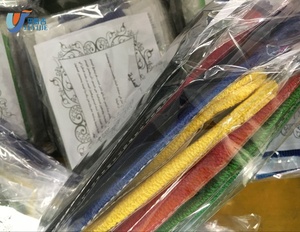 Gant de bain en rayonne noire simple 300D, gant de gommage en viscose du Maroc, gant magique exfoliant pour peaux mortes - Product Image 4