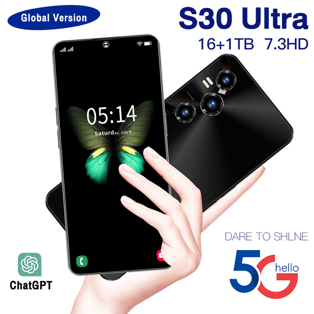 S30 Ultra Unlocked Android Smartphone True 4G 8000mAh Multi-Language