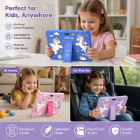 Nouvelle tablette pour enfants HYRS 7 pouces Android 13 12 Go + 256 Go Qualcomm 8916 Octa-core WiFi Éducation Divertissement Housse en silicone antichoc