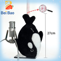 Plushie Factory Peluche Orca Porte-Bonheur Kawaii de 27 cm (8 pouces), Animal Marin en Peluche pour le Soutien Émotionnel, Boutique de Cadeaux