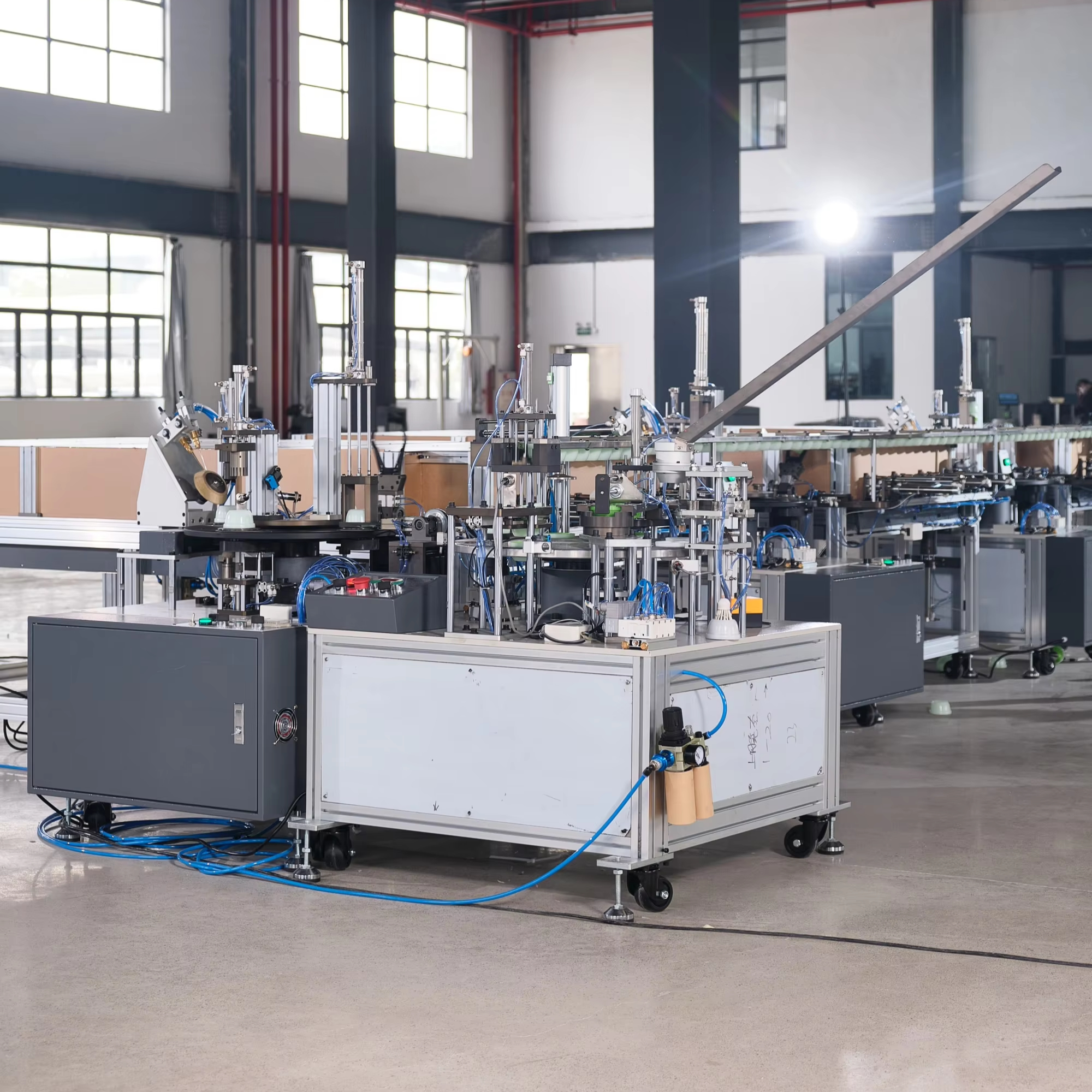 The Glue-rolling and Drying Integrated Machine Manufacturing Badminton Shuttlecock Machine
