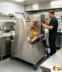 Machine à bonbons électriques - Acier inoxydable, portable, haute productivité, capacité de 50 kg/h <span class=keywords><strong>pour</strong></span> la cuisson et <span class=keywords><strong>l</strong></span>'utilisation du sucre - Product Image 5