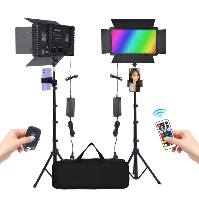 Tiktok U600 RGB Led Adjustable Brightness Film Video Live Photography Photographic Lighting LED Video Studio Light for Video