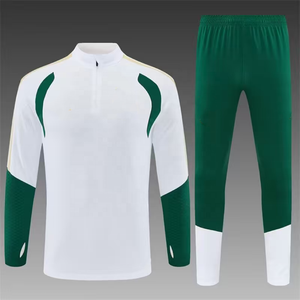Completo da Allenamento Autunno Inverno Guangxi con Mezza Zip, Maglia a Maniche Lunghe Stampata, Abbigliamento da Calcio Taglia XL, Set Uniforme 100% Poliestere ad Asciugatura Rapida - Product Image 2