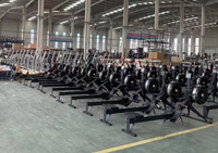 Máquina de remo comercial para gimnasio, equipo de fitness OEM con soporte del fabricante para cardio