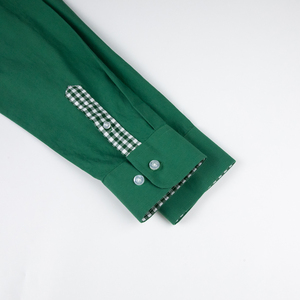 Camicie da lavoro Casual di alta qualità in cotone pesante per <span class=keywords><strong>uomo</strong></span> mezzo bottone frontale con tasche da Cowboy e camicie da <span class=keywords><strong>uomo</strong></span> - Product Image 4
