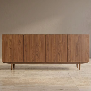 Cómoda de Madera Maciza de Teca Lumee, Textura Elegante, Amplio Espacio de Almacenamiento, Patas Modernas y Elegantes, para Sala de Estar, Almacén, Estilo Elegante - Product Image 4