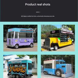 Camion de restauration mobile commercial avec cuisine complète pour la vente de nourriture de <span class=keywords><strong>rue</strong></span> et les événements en plein air - Product Image 5