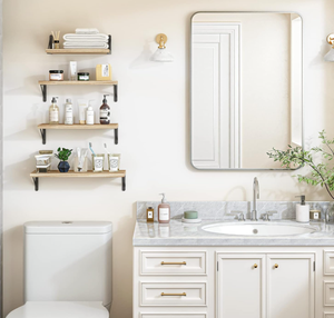 <span class=keywords><strong>Estantes</strong></span> <span class=keywords><strong>flotantes</strong></span> de madera para pared de diferentes tamaños para decoración de granja <span class=keywords><strong>en</strong></span> dormitorio, baño, sala de estar, almacenamiento de <span class=keywords><strong>cocina</strong></span> - Product Image 3