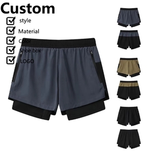 กางเกงขาสั้นผ้าทอสำหรับผู้ชายสำหรับใส่วิ่งกางเกงออกกำลังกายฟิตเนสสายรัดเอวยางยืดสำหรับวิ่งมาราธอนแห้งเร็วสำหรับฤดูร้อน - Product Image 1