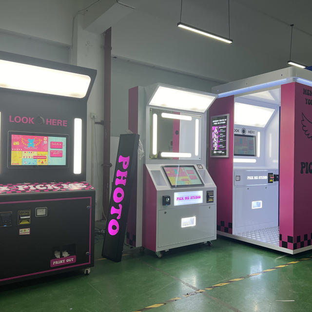 JLJ Wholesale Self-Service Passport Photo Booth Kiosk Mirror Photo Machine Built-In Camera Compatible SLR for Philippines