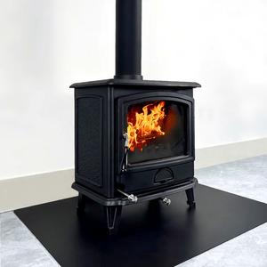 Caminetto Moderno <span class=keywords><strong>a</strong></span> <span class=keywords><strong>Legna</strong></span> <span class=keywords><strong>in</strong></span> <span class=keywords><strong>Ghisa</strong></span> Autoportante per Riscaldamento Domestico, per Soggiorno e Decorazione Villa - Product Image 4