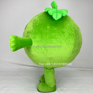 Funtoys 2/2.6m inflable verde rojo <span class=keywords><strong>tomate</strong></span> fruta vegetal mascota <span class=keywords><strong>disfraz</strong></span> para adultos dibujos animados Cosplay Halloween Navidad Carnaval - Product Image 5