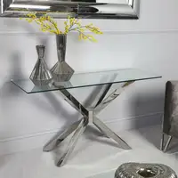 Safavieh - Black and White Acrylic Under Console Table Basket