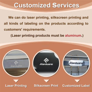 Mueble de Cocina Moderno, Armario de Despensa con 6 Estantes Ajustables, Mueble Alto con Estante Móvil, Material de Aleación de Aluminio, Armarios Organizadores - Product Image 5