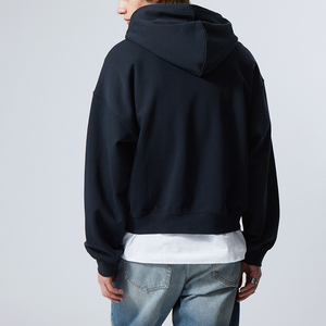 2025 sudaderas con capucha de gran tamaño Vintage con logotipo personalizado para hombres Cremallera de peso pesado con bordado 3D Hombro caído Cremallera con capucha Essentials - Product Image 5
