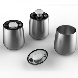 Il Vuoto Finale Sigillate Ermeticamente Caffè Canister Set Contenitore Con data di marchio - Product Image 4