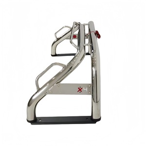 <span class=keywords><strong>Barra</strong></span> <span class=keywords><strong>Antivuelco</strong></span> de Acero Inoxidable con Pasamanos y <span class=keywords><strong>Barra</strong></span> Transversal para Ventana, Compatible con Tacoma, Volkswagen <span class=keywords><strong>Hilux</strong></span> - Product Image 4