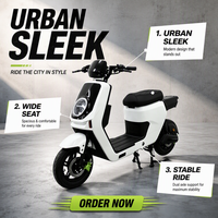 Moto électrique au lithium 2000W pour adultes, vélo électrique haute vitesse, cyclomoteur 1500W