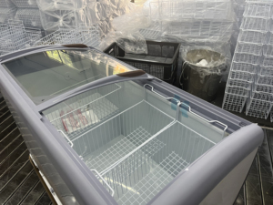 260l Commercial Curved Glass Door Ice Display Mobile <b>Freezer</b> Showcase for Ddh-360xu(jy/l) Ddh-360xu(jy/l) <b>Freezer</b> Showcase - Product Image 2