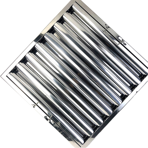 Filtres <span class=keywords><strong>à</strong></span> <span class=keywords><strong>graisse</strong></span> <span class=keywords><strong>pour</strong></span> cuisinières et hottes de cuisine, pièces de rechange <span class=keywords><strong>pour</strong></span> cheminées d'extraction, en aluminium et acier inoxydable, <span class=keywords><strong>pour</strong></span> usage commercial et domestique - Product Image 1
