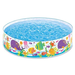 Piscina Infantil <span class=keywords><strong>Intex</strong></span> Ocean Play Snapset de 6 Pies x 15 Pulgadas, Modelo 56452, Fácil de Instalar - Product Image 1