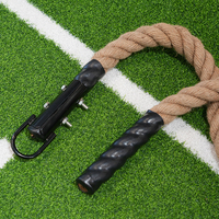 Cuerda de Escalada de Cáñamo Portátil Ecológica de Alta Calidad de 38 mm, Resistente, para Gimnasio y Ejercicio Físico