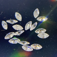 Excelente corte blanco DEF VVS1 Marquesa moissanita diamante precio al por mayor 1ct 2ct moissanita suelta