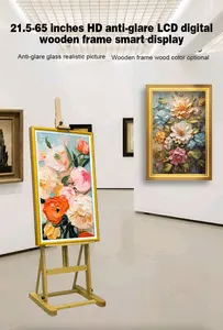 22 "до 65" Android Art Frame ЖК-дисплей цифровой вывески экран для музейного искусства Galery