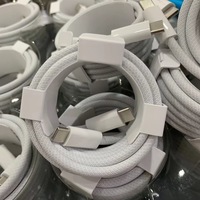 Kabel Data tipe-c ke tipe-c, kabel pengisi daya Super cepat 240W PD, kabel Data tipe-c ke USB-C, kabel pengisi daya nilon asli 2M untuk ponsel 15 16 Pro