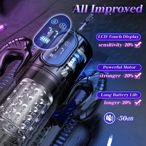 Elektrischer Masturbator für Männer, Pocket Pussy Stroker mit Griff, Vakuum-Saugfunktion, Stoß- und Rotationsfunktion, Penisvergrößerer - Product Image 6