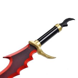 ดาบของเล่นพลาสติกสีแดงเงา อนิเมะ Solo Leveling ขนาด 62 ซม. ซองหนัง PU ดาบไม้ไผ่ของซองจินอู ดาบฆ่าอัศวิน ดาบมีดสั้น - Product Image 3