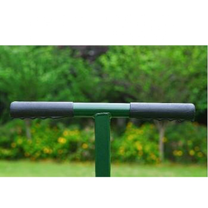 Rullo Per Compost E Spandiconcime Da Giardino 24 Pollici Con Chiusure Laterali