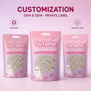 Lettiera per Gatti in Bentonite Colorata, Senza Polvere, Controllo Odori, Granuli Sferici per Uso Quotidiano - Product Image 2