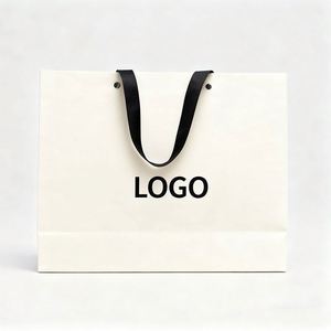 Sacs en papier de luxe écologiques personnalisés haut de gamme pour chaussures et vêtements avec votre propre logo - Product Image 2