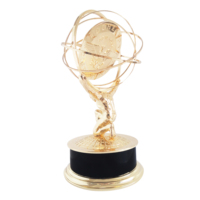 Médailles et coupes de trophées en résine d'or rotatifs personnalisés de haute qualité pour les champions et les ligues de basket-ball de football