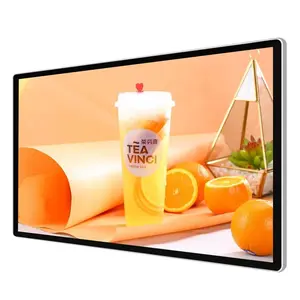 18.5/21.5/32/43/49/55/65 Inch Wall Mount LCD Indoor Advertising Player Digital Signage For Restaurant
